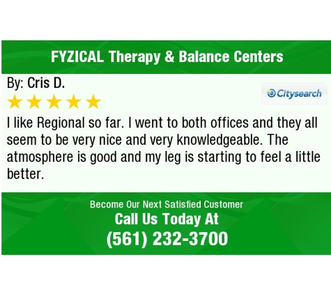 Fyzical Therapy & Balance Center - West Palm Beach, FL