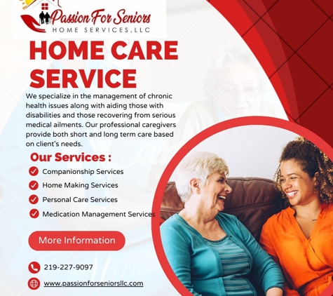 Passion for Seniors Home Services - Schererville, IN