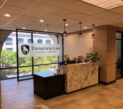 Thompson Law Injury Lawyers - Dallas Office - Dallas, TX. Thompson Law's office lobby