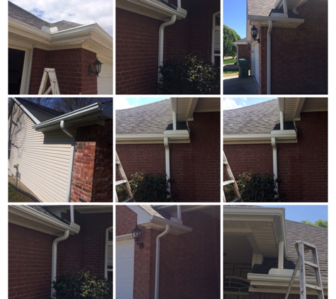 Seamless Gutters & More - Rogers, AR. I fixed all the problems that was there everything is working great