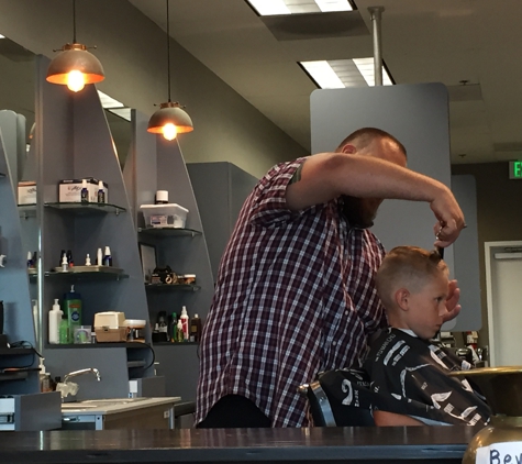 Barber Blues - Roseville, CA. Andrew doing his magic