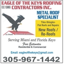 Eagle Of The Keys Roofing Contractor Inc - Roofing Contractors-Commercial & Industrial