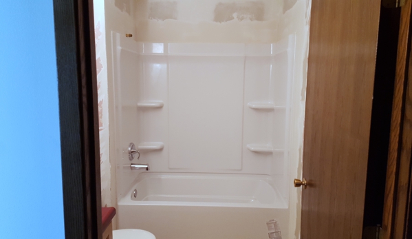 Freeland Property Rehab LLC - Menomonie, WI. New shower tub 18 June 2016