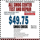 All Smog Center Test and Repair