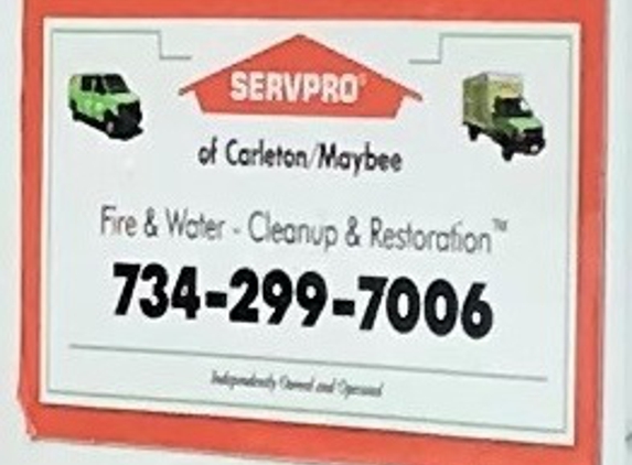 SERVPRO of Carleton/Maybee - Flat Rock, MI