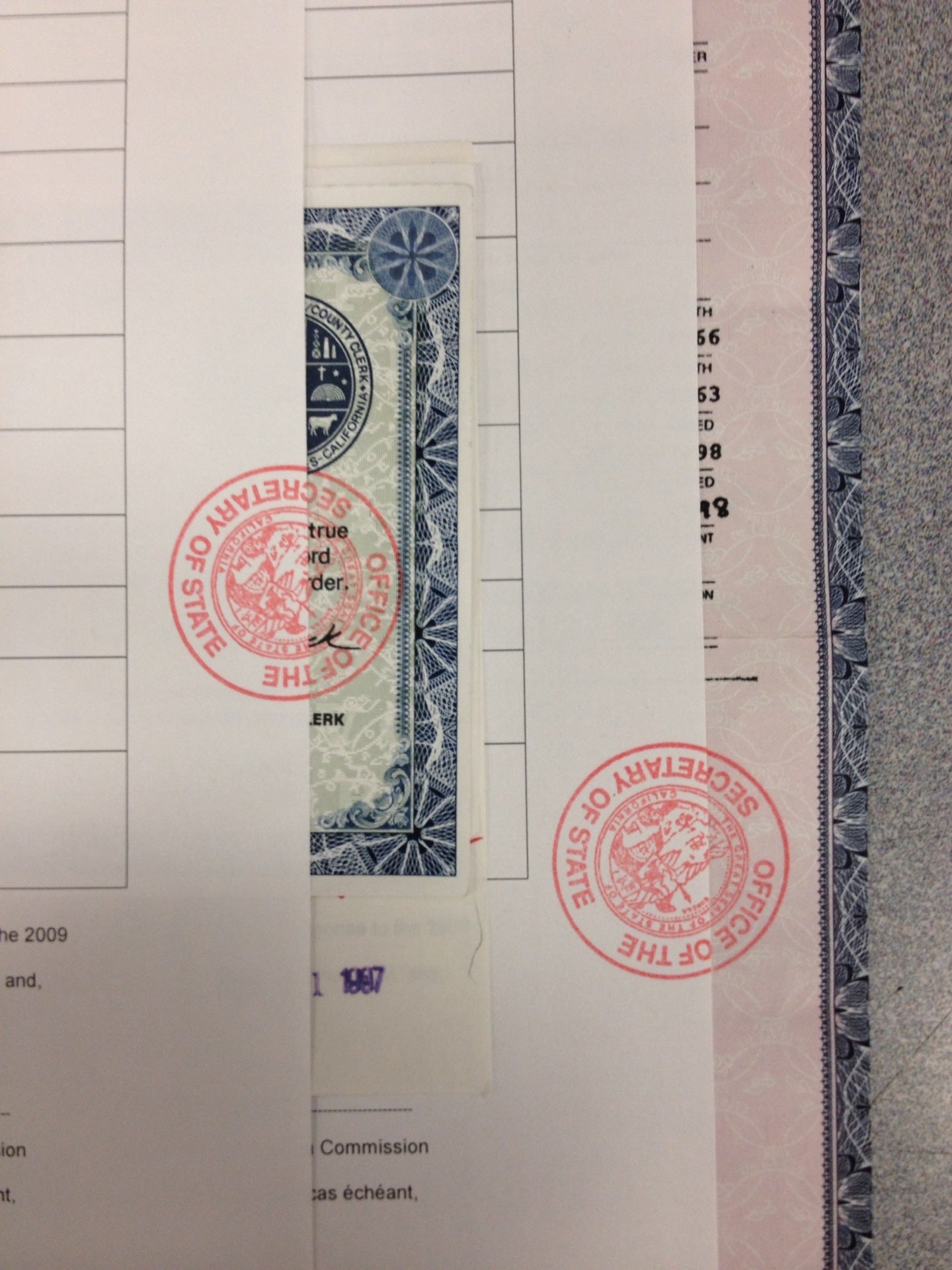 California Apostille - Los Angeles, CA 90013