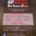 @ Home Thai Fusion Bistro