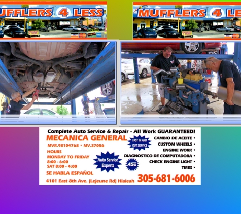 Mufflers for Less Auto Experts - Hialeah, FL