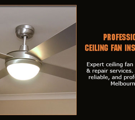 Tiger Electrical Services - Berwick, VIC. Professional Ceiling Fan Installation
