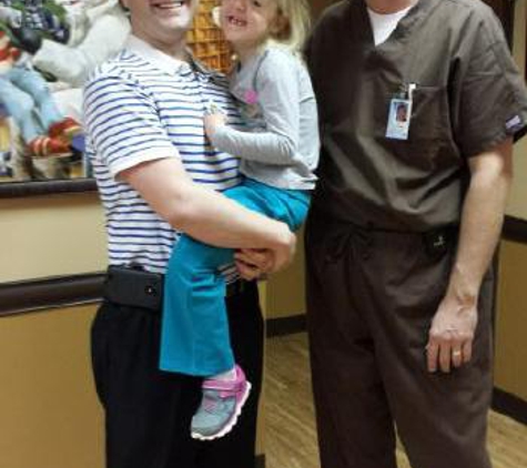 Ent For Kids - Columbia, SC. Dr. Fred Garner with a patient.