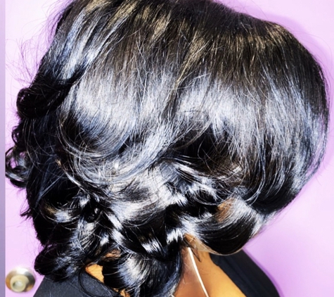 Custom Hair Extensions & Hair Loss Center - Tucker, GA. Sew-in-Weave w/Virgin Brazilian Hair