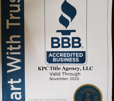 KPC Title Agency - Port Saint Lucie, FL. Sign of a trustworthy company