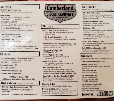 Cumberland Biscuit Company - Mcminnville, TN