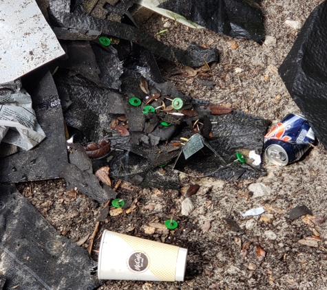 Holt Professional Inc - Hawthorne, FL. Nails and trash left after roofers left