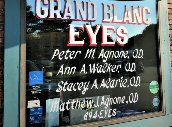 Grand Blanc Eyes - Grand Blanc, MI. 114+ combined years of experience. 38+ years in business. Happy to serve you.