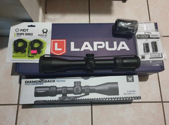 Cleaver Firearms - Margate, QLD. My order from last week. I have a Sauer .308, spare mag, and a camo Bog Pod on their way.