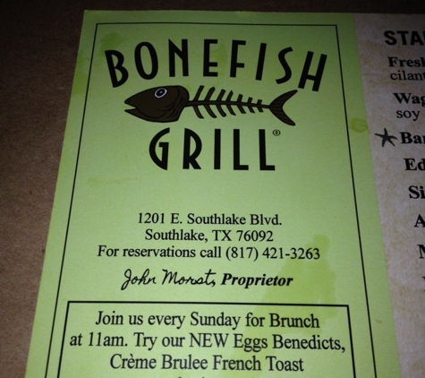 Bonefish Grill - Southlake, TX