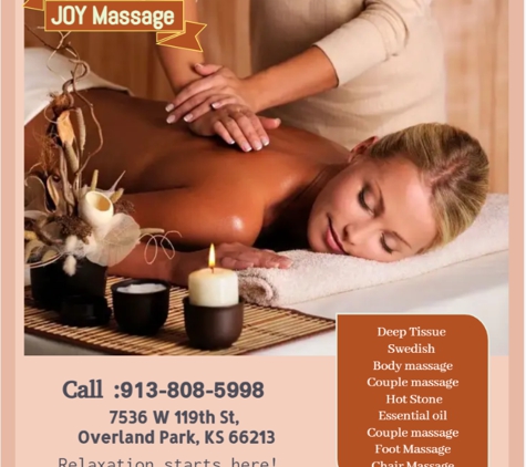JOY Massage - Overland Park, KS