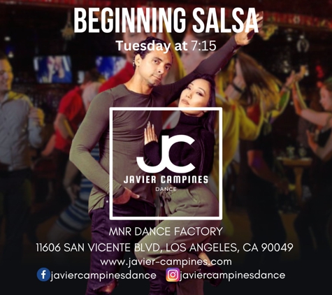 Javier Campines Dance - Los Angeles, CA. Beginning Salsa Class at Javier Campines Dance