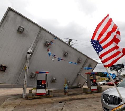 EMA Structural Forensic Engineers - Corpus Christi, TX. Hurricane damage inspections of a local gas station