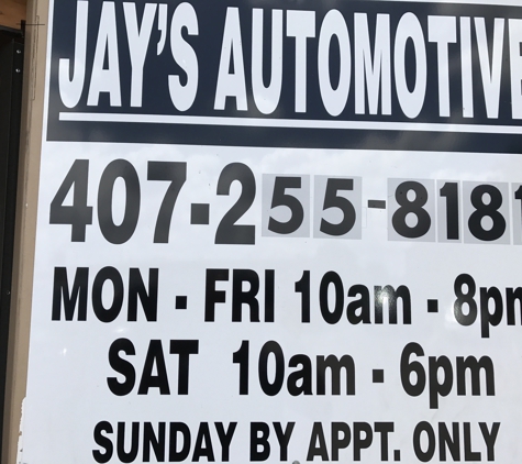 Jay's Automotive - Orlando, FL