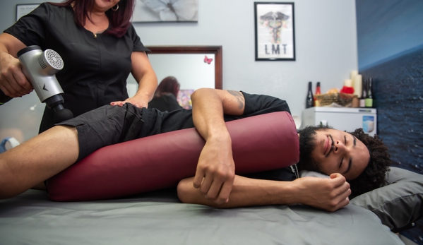 Drift Away Therapeutic Massage - Killeen, TX. Sport massage using massage gun
