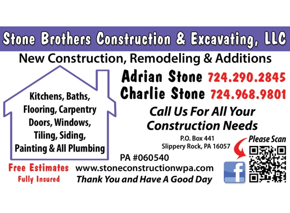 Stone Brothers Construction & Excavating LLC - Slippery Rock, PA