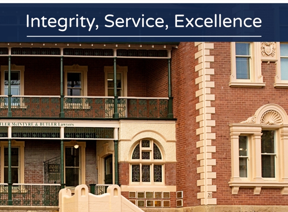 Butler McIntyre & Butler - Lawyers - Hobart, TAS. Integrity, Service, Excellence