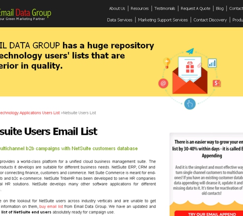 Email Data Group - Westerville, OH