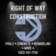 Right of Way Construction