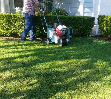 Green Max Landscape - Merced, CA. Grass  Aeration