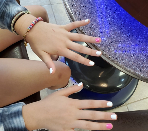 Victoria's Nails & Spa - Hendersonville, NC. Manicure before summer camp for my girls. Great job!