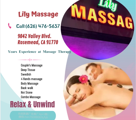Lily Massage - Rosemead, CA