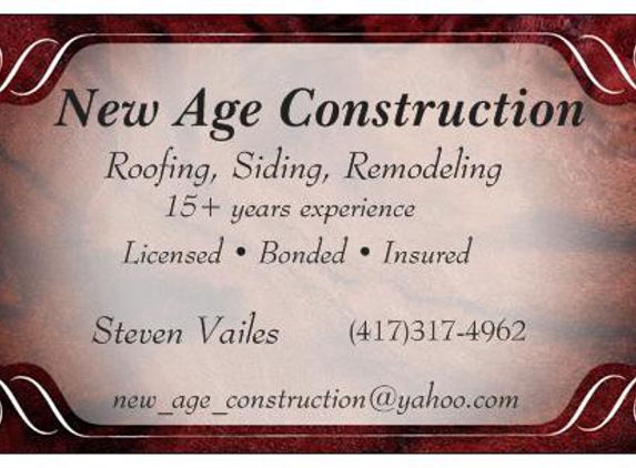 New Age Construction - Oronogo, MO