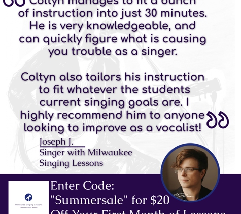 Milwaukee Singing Lessons LLC - West Allis, WI