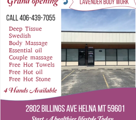 Lavender Body Work - Helena, MT