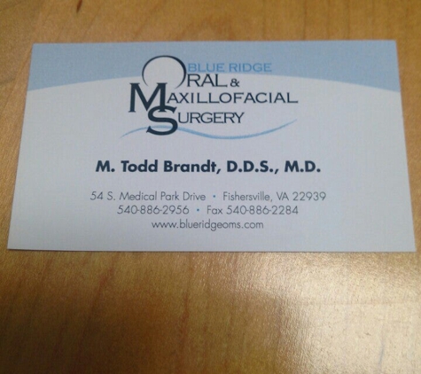 Blue Ridge Oral & Maxillofacial Surgery - Fishersville, VA