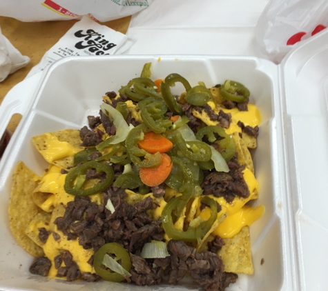 King Taco - Pasadena, CA. asada nachos!