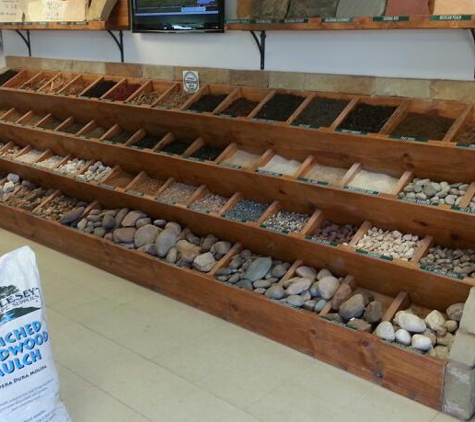 Whittlesey Landscape Supplies - Round Rock, TX. Wow finally a place that has samples of ALL the gravel, mulch and stone inside the showroom!
