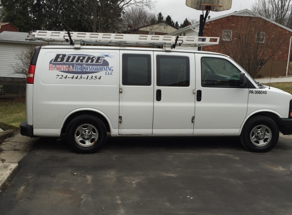 Burke Heating & Air Conditioning, LLC - Gibsonia, PA. work van
