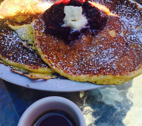 Barbrix - Los Angeles, CA. Ricotta and polenta pancakes - really big!