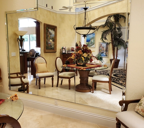 Lake Worth Mirror and Glass Inc. - Lake Worth, FL. Requested design by customer
