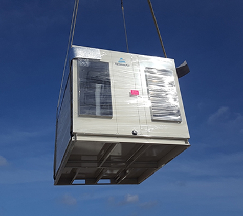 Broadwater Air And Energy. No Commercial Air Conditioning Installation Is Too Hard. We Lifted This Package In Ettalong Beach