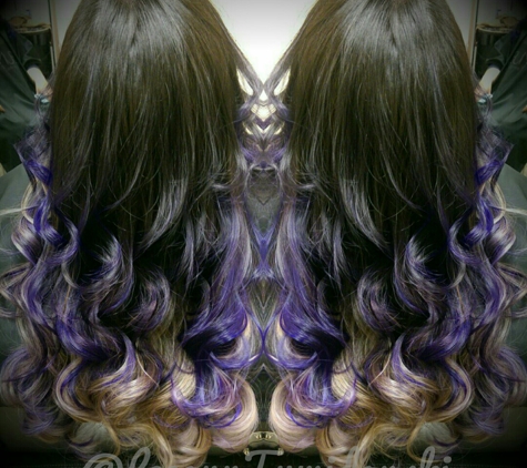 Hair By Leeann - Lancaster, CA. Purple & Blonde Ombre by Leeann