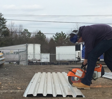 O'Donnell Metal Deck - Elkridge, MD. Cutting metal deck