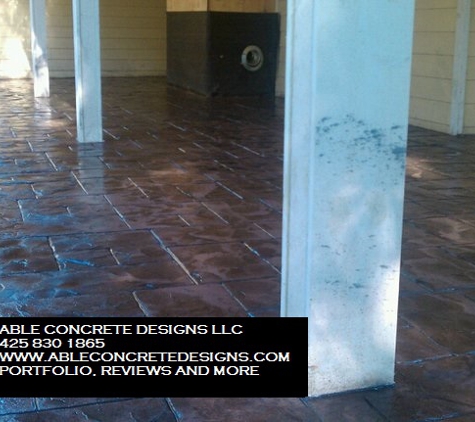 ABLE CONCRETE DESIGNS LLC - Issaquah, WA