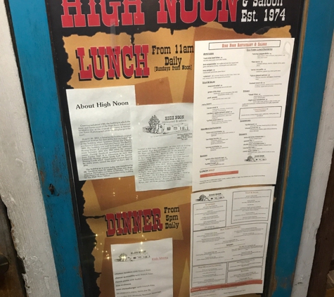 High Noon Restaurant & Saloon - Albuquerque, NM