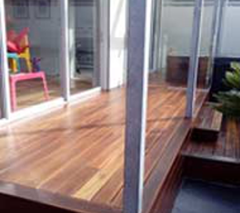 Deck Rejuvenation - Eltham, VIC. End result from sanding and oiling Spotted Gum deck in Melbourne