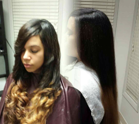 Salons Of Dallas At The Centrum - Dallas, TX. Full Head SewIn weave