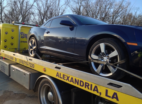 Vinces Towing And Recover, LLC - Alexandria, LA. 2011 Camaro loaded damage free!